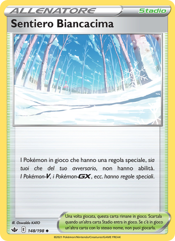 Sentiero Biancacima 148/233 — Chilling Reign (Italian Pokémon TCG card)