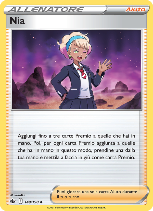 Nia 149/233 — Chilling Reign (Italian Pokémon TCG card)