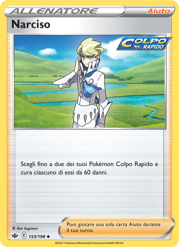 Narciso 153/233 — Chilling Reign (Italian Pokémon TCG card)