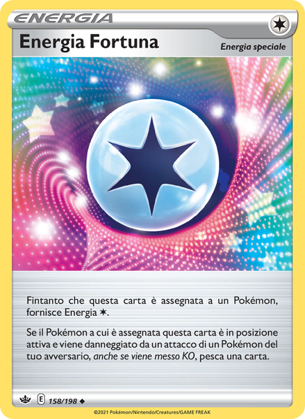 Energia Fortuna 158/233 — Chilling Reign (Italian Pokémon TCG card)