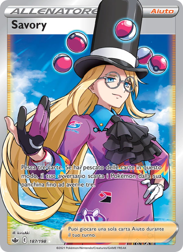Savory 187/233 — Chilling Reign (Italian Pokémon TCG card)