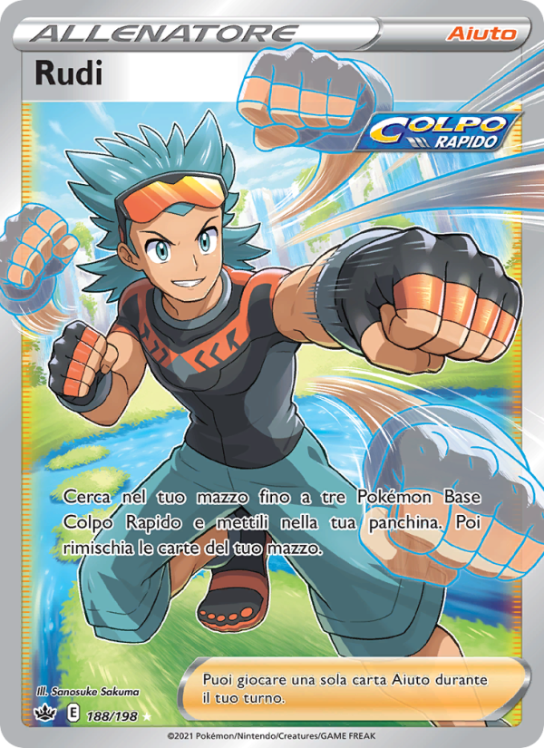 Rudi 188/233 — Chilling Reign (Italian Pokémon TCG card)