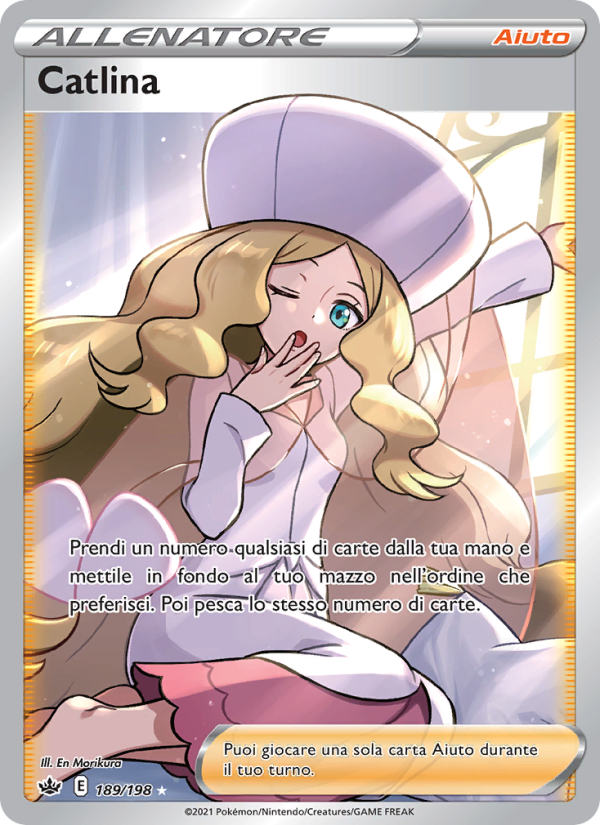 Catlina 189/233 — Chilling Reign (Italian Pokémon TCG card)