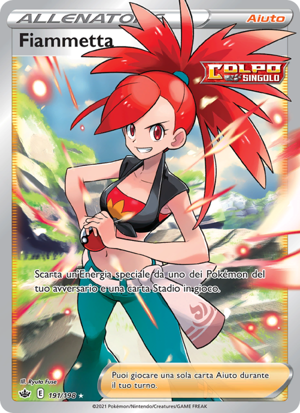 Fiammetta 191/233 — Chilling Reign (Italian Pokémon TCG card)