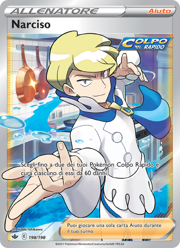 Narciso 198/233 — Chilling Reign (Italian Pokémon TCG card)