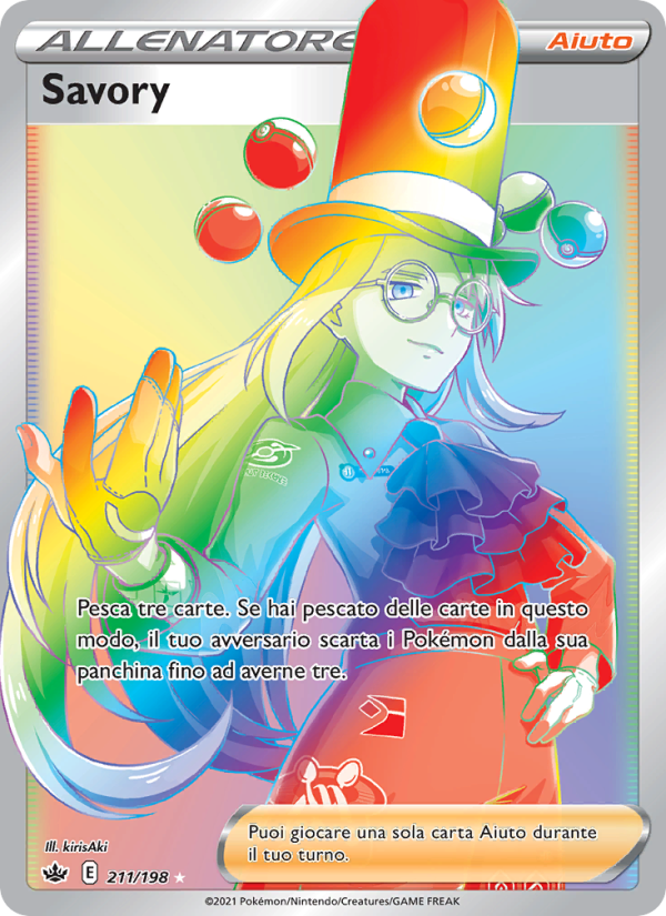 Savory 211/233 — Chilling Reign (Italian Pokémon TCG card)