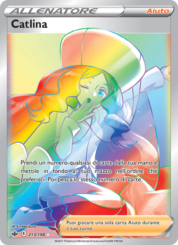 Catlina 213/233 — Chilling Reign (Italian Pokémon TCG card)