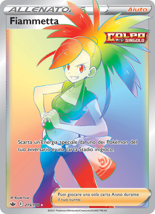 Fiammetta 215/233 — Chilling Reign (Italian Pokémon TCG card)