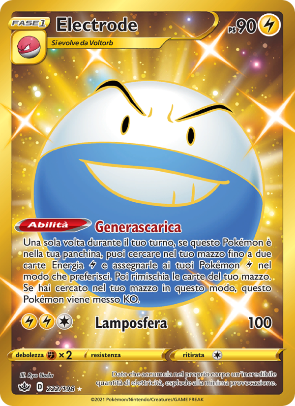 Electrode 222/233 — Chilling Reign (Italian Pokémon TCG card)