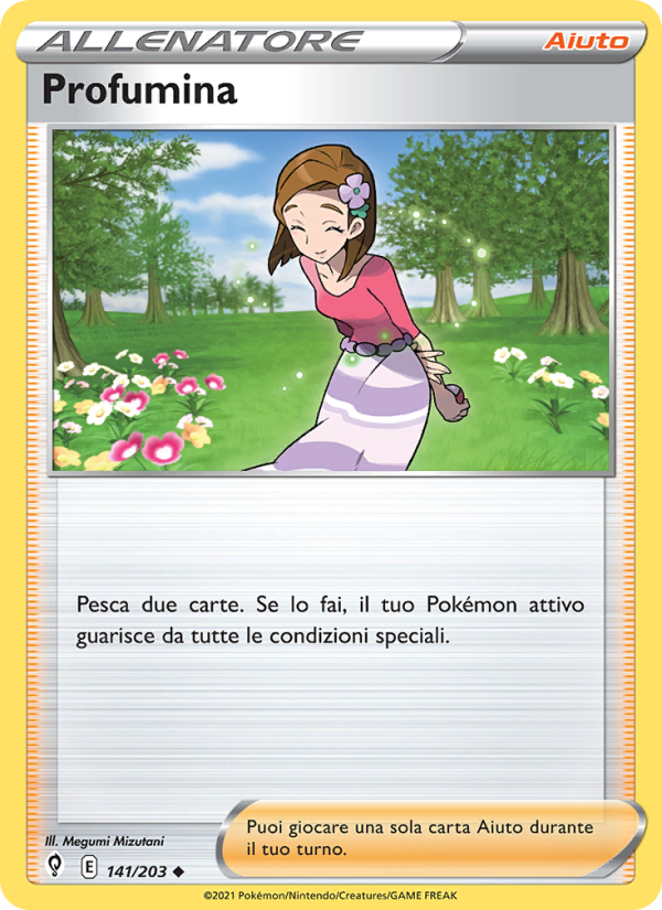 Profumina 141/237 — Evolving Skies (Italian Pokémon TCG card)