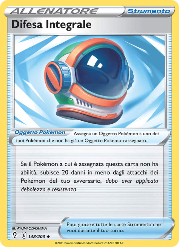 Difesa Integrale 148/237 — Evolving Skies (Italian Pokémon TCG card)