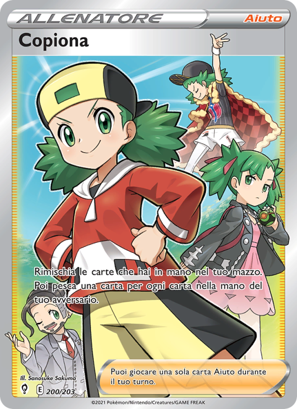 Copiona 200/237 — Evolving Skies (Italian Pokémon TCG card)
