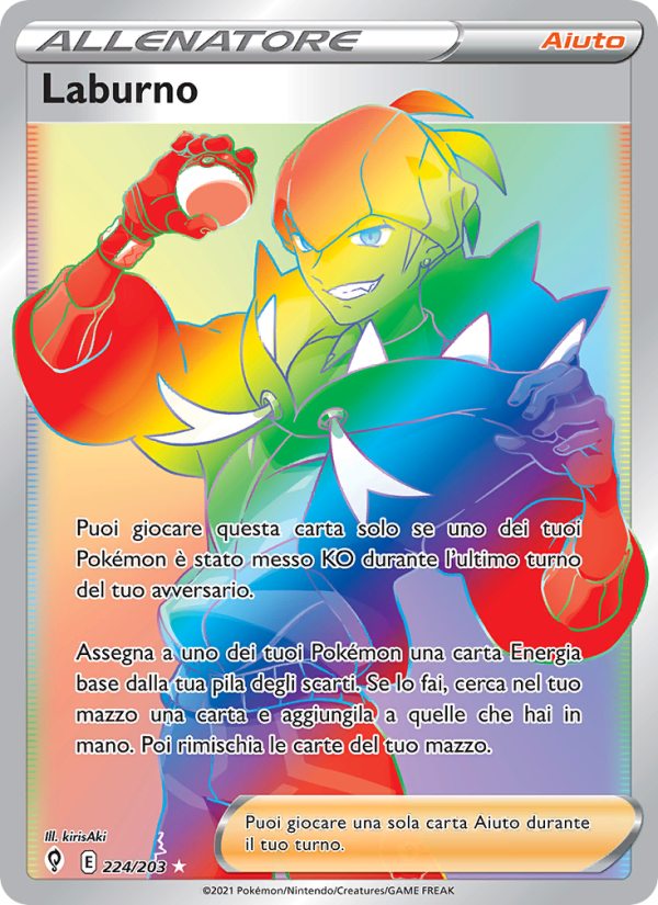Laburno 224/237 — Evolving Skies (Italian Pokémon TCG card)