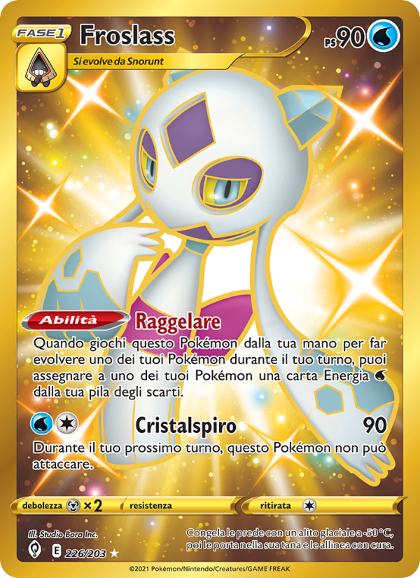 Froslass 226/237 — Evolving Skies (Italian Pokémon TCG card)