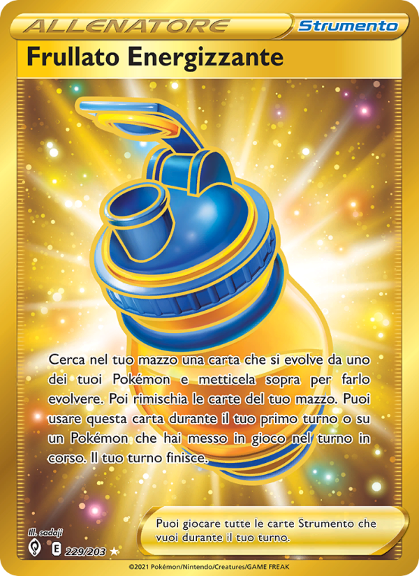 Frullato Energizzante 229/237 — Evolving Skies (Italian Pokémon TCG card)