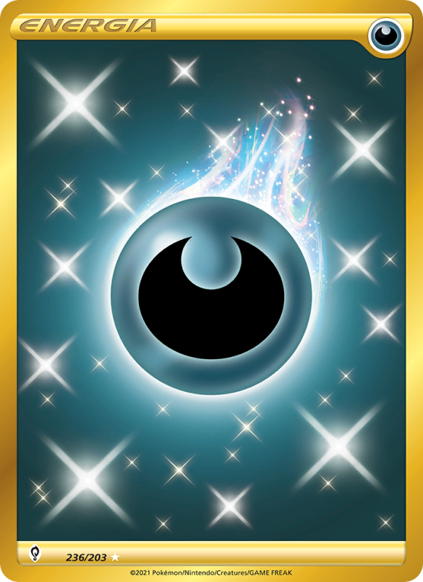 Energia Oscurità 236/237 — Evolving Skies (Italian Pokémon TCG card)