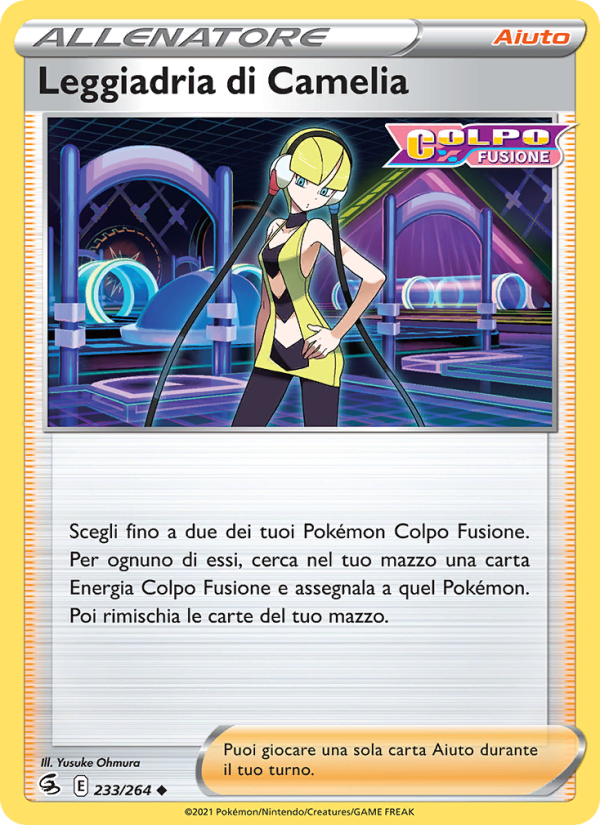 Leggiadria di Camelia 233/284 — Fusion Strike (Italian Pokémon TCG card)