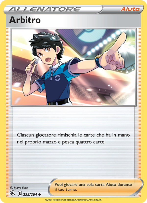 Arbitro 235/284 — Fusion Strike (Italian Pokémon TCG card)