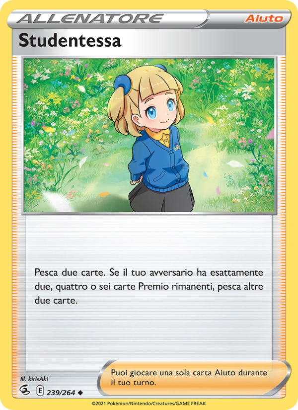 Studentessa 239/284 — Fusion Strike (Italian Pokémon TCG card)