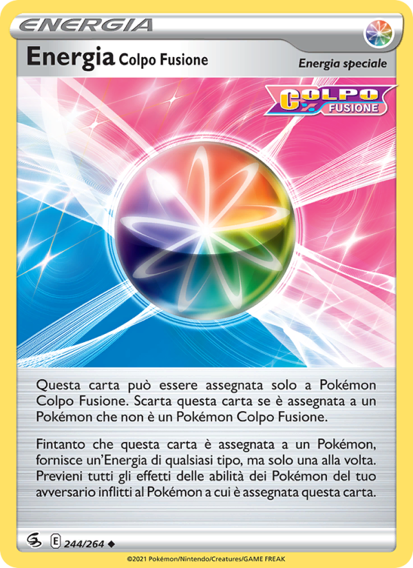 Energia Colpo Fusione 244/284 — Fusion Strike (Italian Pokémon TCG card)