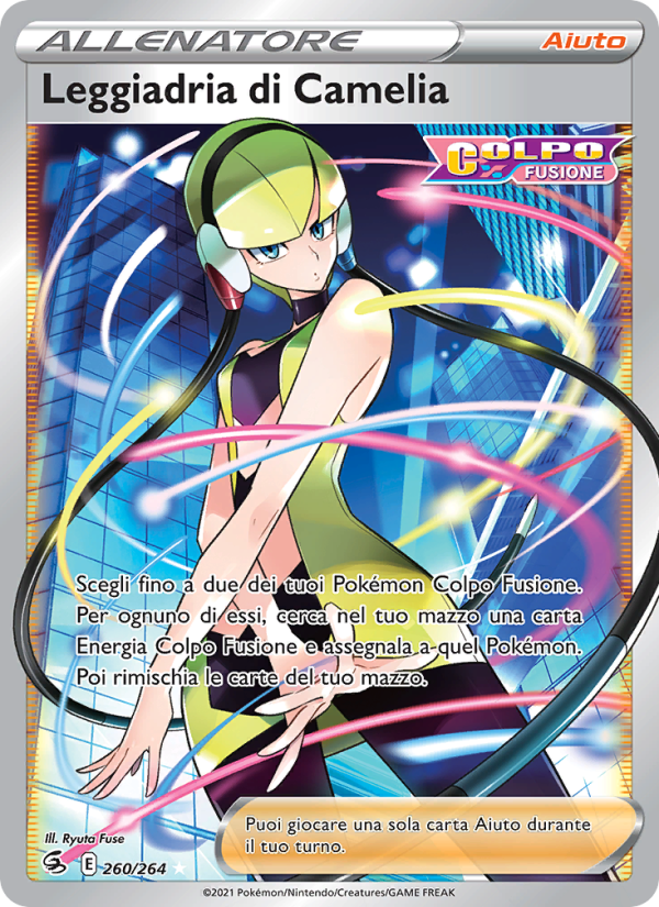 Leggiadria di Camelia 260/284 — Fusion Strike (Italian Pokémon TCG card)