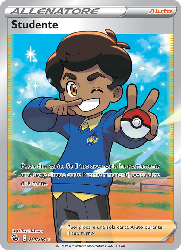 Studente 261/284 — Fusion Strike (Italian Pokémon TCG card)