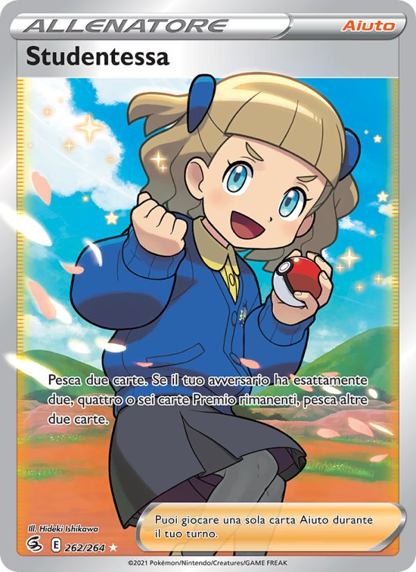 Studentessa 262/284 — Fusion Strike (Italian Pokémon TCG card)