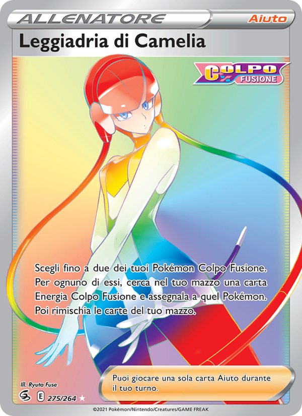 Leggiadria di Camelia 275/284 — Fusion Strike (Italian Pokémon TCG card)