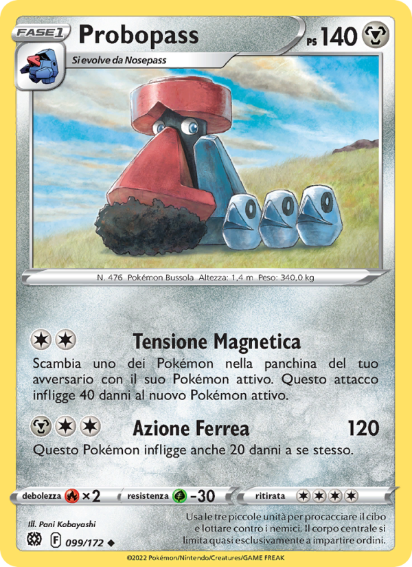 Probopass 099/216 — Brilliant Stars (Italian Pokémon TCG card)