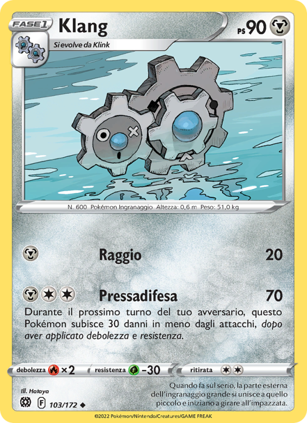 Klang 103/216 — Brilliant Stars (Italian Pokémon TCG card)