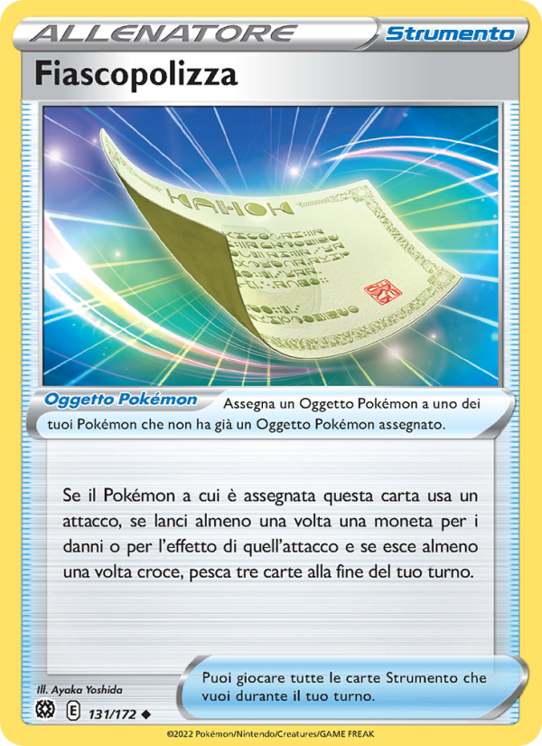 Fiascopolizza 131/216 — Brilliant Stars (Italian Pokémon TCG card)