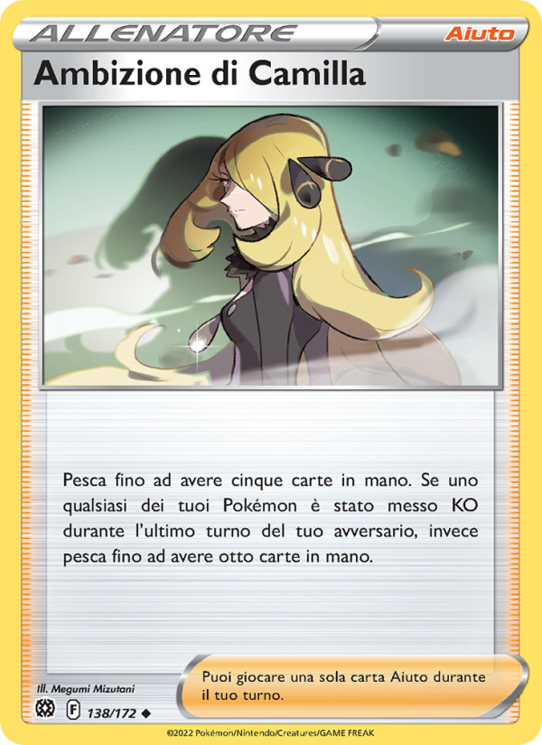 Ambizione di Camilla 138/216 — Brilliant Stars (Italian Pokémon TCG card)