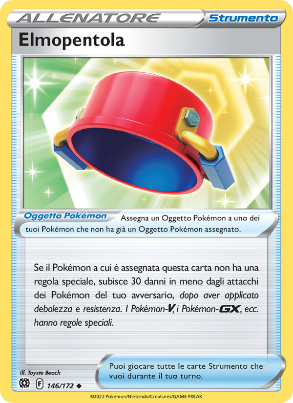 Elmopentola 146/216 — Brilliant Stars (Italian Pokémon TCG card)