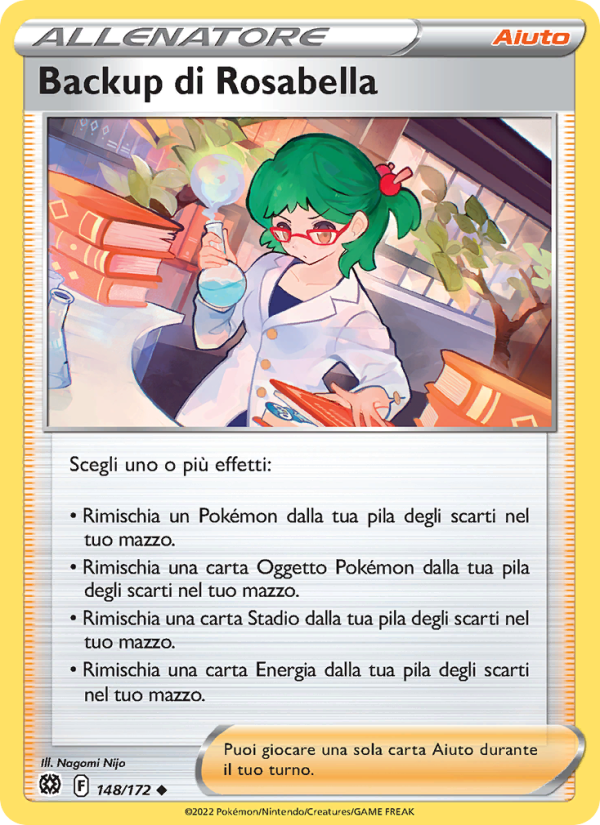 Backup di Rosabella 148/216 — Brilliant Stars (Italian Pokémon TCG card)