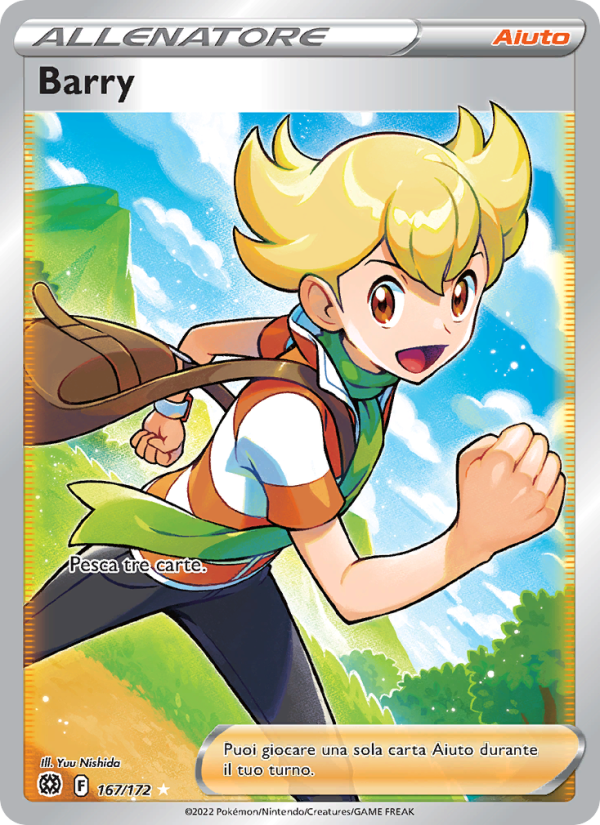 Barry 167/216 — Brilliant Stars (Italian Pokémon TCG card)