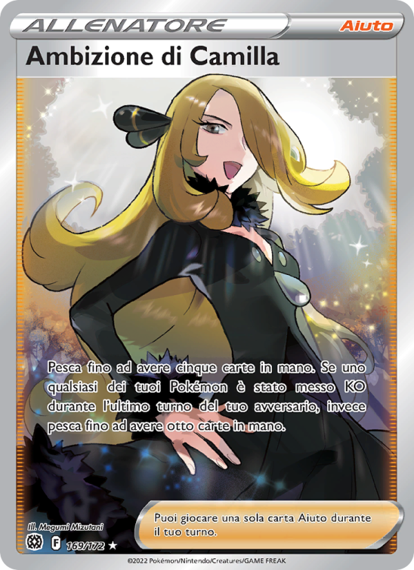 Ambizione di Camilla 169/216 — Brilliant Stars (Italian Pokémon TCG card)
