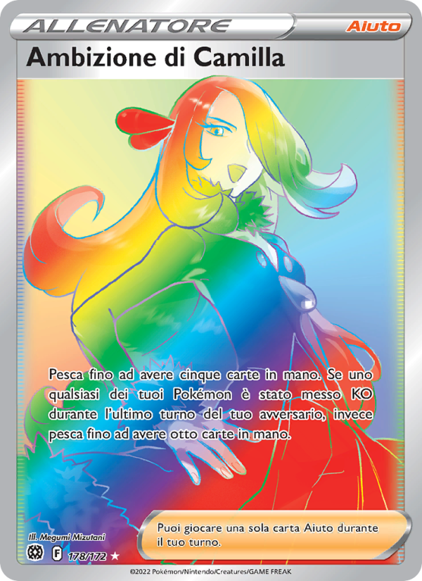 Ambizione di Camilla 178/216 — Brilliant Stars (Italian Pokémon TCG card)