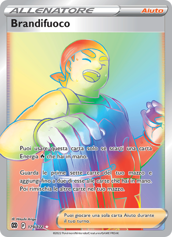 Brandifuoco 179/216 — Brilliant Stars (Italian Pokémon TCG card)