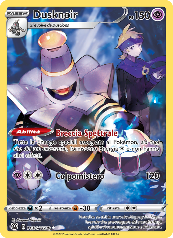 Dusknoir TG06 — Brilliant Stars (Italian Pokémon TCG card)