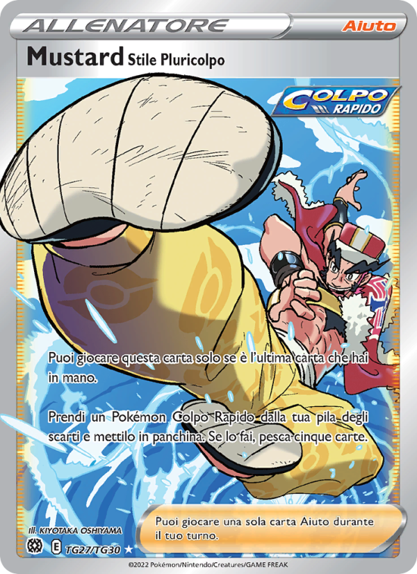 Mustard Stile Pluricolpo TG27 — Brilliant Stars (Italian Pokémon TCG card)