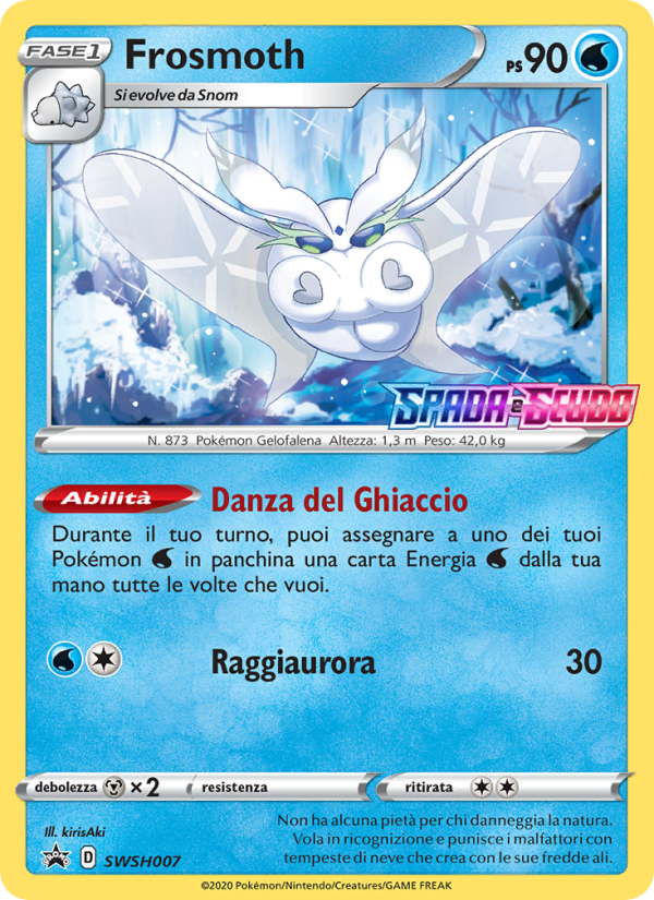 Frosmoth SWSH007 — Sword & Shield Promos (Italian Pokémon TCG card)