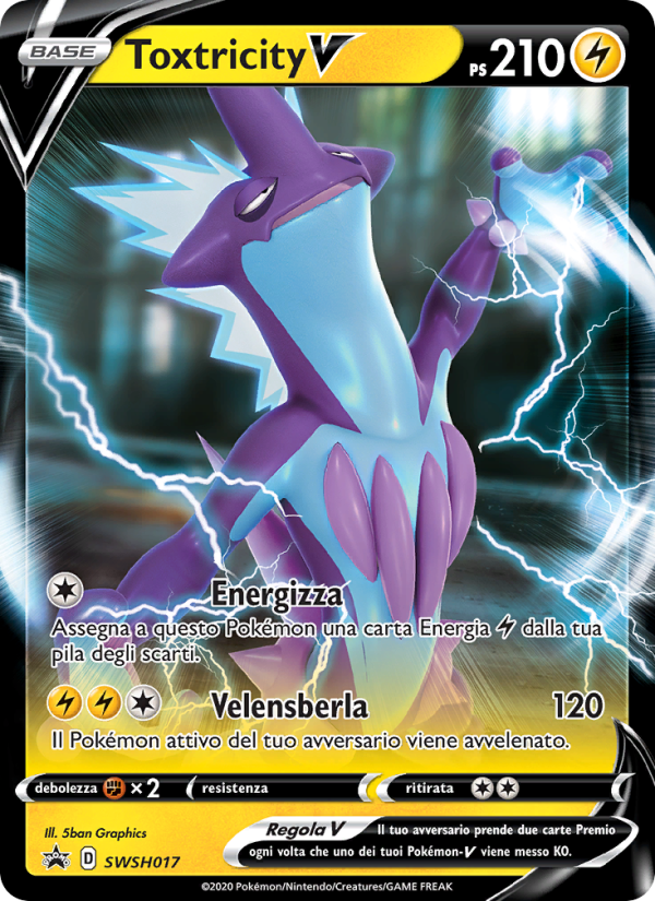 Toxtricity V SWSH017 — Sword & Shield Promos (Italian Pokémon TCG card)
