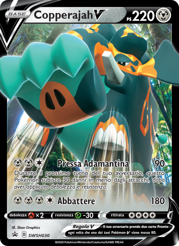 Copperajah V SWSH030 — Sword & Shield Promos (Italian Pokémon TCG card)