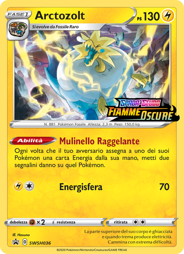 Arctozolt SWSH036 — Sword & Shield Promos (Italian Pokémon TCG card)
