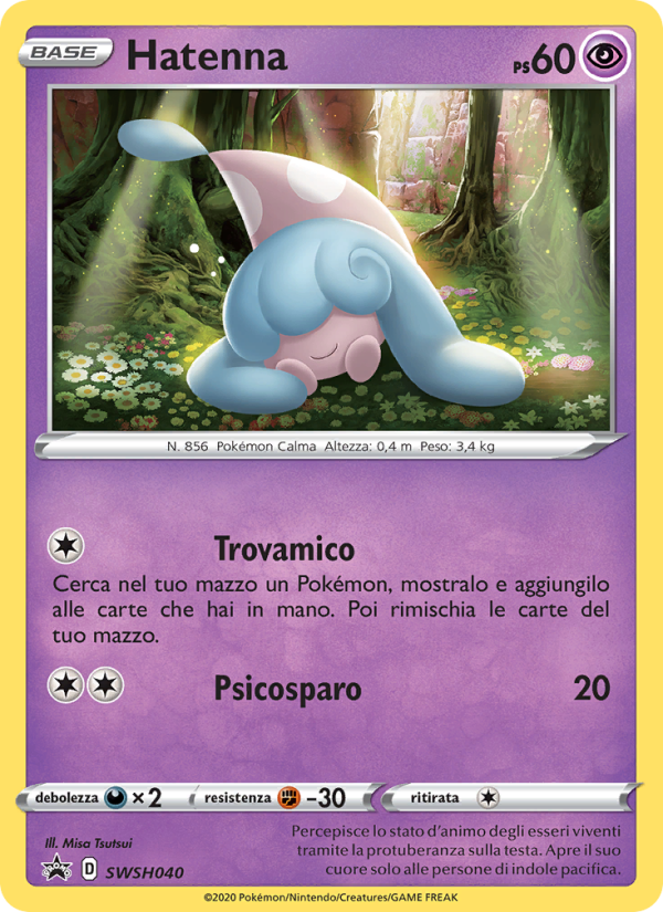 Hatenna SWSH040 — Sword & Shield Promos (Italian Pokémon TCG card)