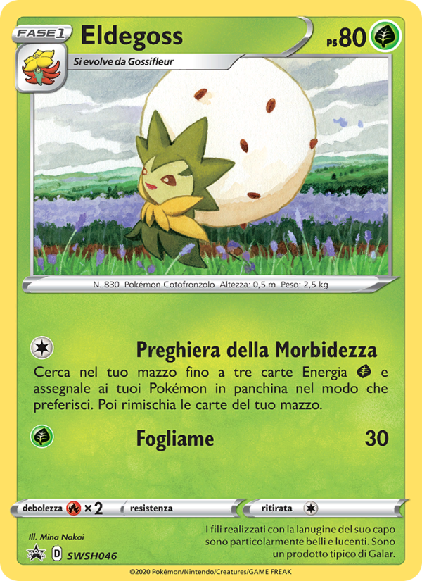 Eldegoss SWSH046 — Sword & Shield Promos (Italian Pokémon TCG card)