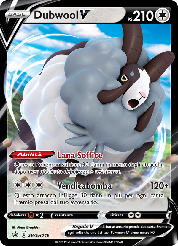 Dubwool V SWSH049 — Sword & Shield Promos (Italian Pokémon TCG card)