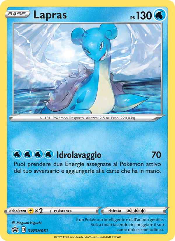 Lapras SWSH051 — Sword & Shield Promos (Italian Pokémon TCG card)