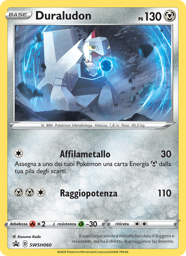Duraludon SWSH060 — Sword & Shield Promos (Italian Pokémon TCG card)