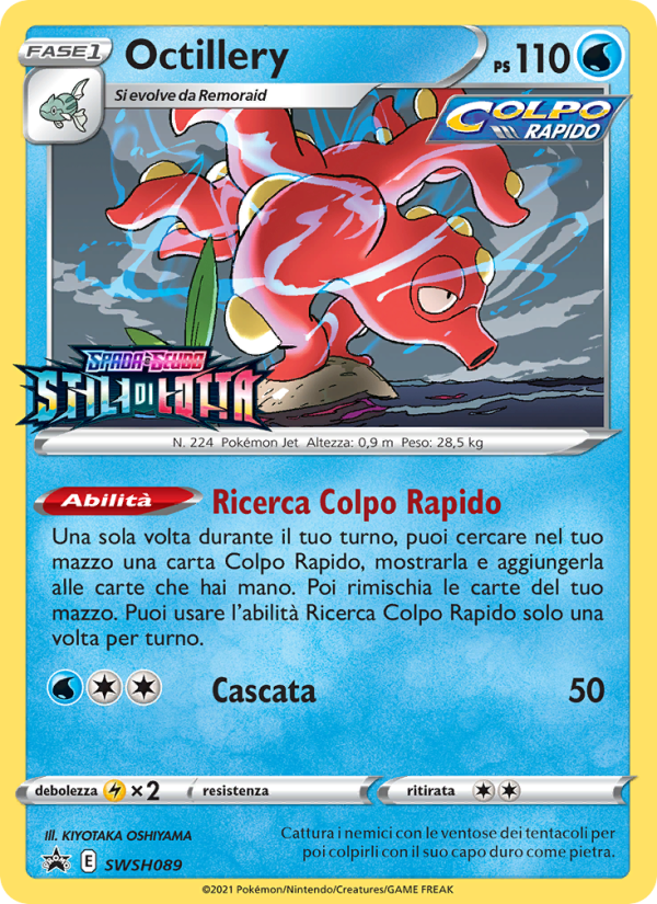 Octillery SWSH089 — Sword & Shield Promos (Italian Pokémon TCG card)